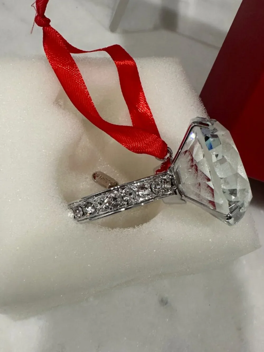Lenox 2022 Engagement Ring Ornament 💍